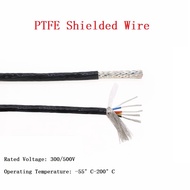 Teflon High Temperature Shielded Wire Tinned Copper Cable 1/2/3/4/5/6 Core-1/2Meters