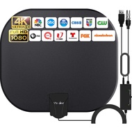 2021 Strongest Indoor TV Aerial Amplified Freeview Digital Indoor Aerial 320KM 360° Reception RangeT