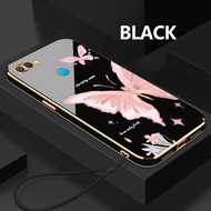 Softcase For OPPO A7 A7n A7x A8 Elegant Butterfly Drop-Resistant Soft Case