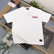 T-shirt Evisu/ T-shirt kasual Evisu uniseks, lengan pendek bercorak, T-shirt perniagaan, T-shirt ber