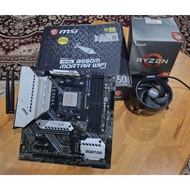 MSI B550M MORTAR WIFI COMBO AMD RYZEN 5 3600XT