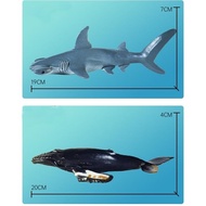 Viral Rubber Sea Animal Toys Sea Animal Figures Sea Animal Model Toys Collection Pvc Material Shark 