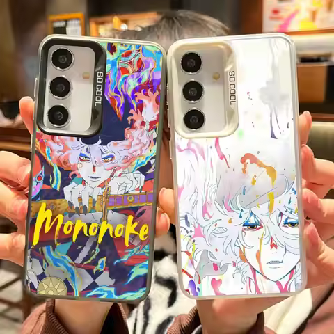 Cartoon Mononoke Movie Hebigami Phone Case For Black lMD Color Silver Shell For Samsung A57 A37 A17 