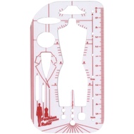 Plastic Women Clothing Design Ruler Human Body Drawing Template Ruler Fashion Design