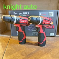 COMBO Europa Hilt E12HD CORDLESS IMPACT DRILL+EHD699 Cordless Drill ID32060 & ID32932