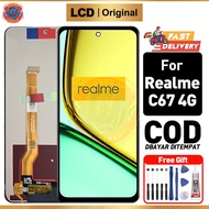 HP Original Realme C67 4g LCD Fullset Touchscreenhp for Glass Touch Screen Digitizer