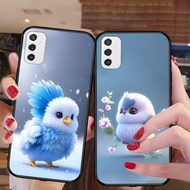 Samsung m52 5g / ss m23 5g glass phone case printed with cute baby birds