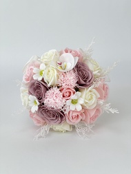 Soap Flower Bridal Hand Bouquet Eternal Bloom Elegance 20 Stalks for hantaran engagement wedding