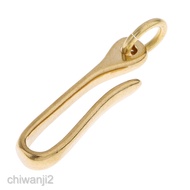 [chiwanjibaMY] MagiDeal Gold Vintage Solid Brass Keychain Belt Wallet Chain Clip