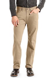 BodyBOSS - Celana Denim Panjang Pria Model Reguler Fit - Warna Cream Cotton Premium / Fashion Denim 