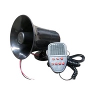 Car Alarm Seven-Tone Horn Car Whistle 12V Patrol Horn Car Shouting Motorcycle Horn Siren