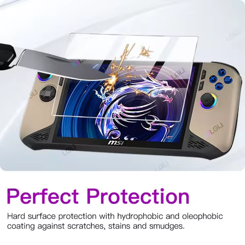 9H Tempered Glass Screen Protector for MSI CLAW 8 AI+ / MSI CLAW A8 BZ2EM Protective Film Anti-Scrat