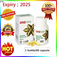 ☃DR NOORDIN DARUS DND DND369 RX369 Sacha Inchi Oil Softgel Original Organic Minyak Sacha Inchi Dr Nordin Omega 3 Halal☞