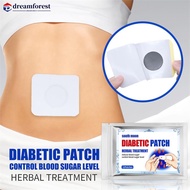 DREAMFOREST 12pcs/pack Diabetic Patches Stabilize Blood Sugar Relieve Palpitations Dizziness Fatigue