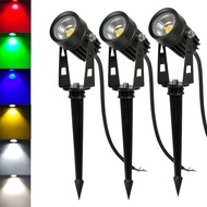 5W LED Spike Spot Light Spotlight Landscape Garden Yard Path Lawn Lamps Outdoor Grounding Led Lawn L