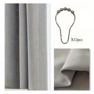 Ultra waterproof fabric shower curtain liner, soft and simple shower curtain liner, lightweight, sta