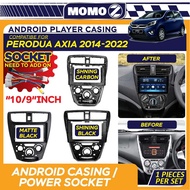 Car Perodua Axia 2014 - 2022 Android Player Casing Dashboard Low High Spec FM Radio Audio Player Bin