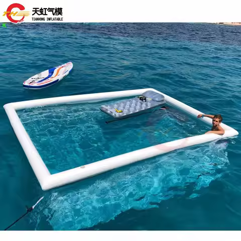 3x3m Inflatable Pool with Net for Swimming Jellyfish Projection New Design Floating Swimming Pool on