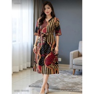 KATUN Cotton Dress with elastic tie list 18706