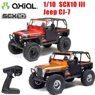 NEW 1/10 SCX10 III Jeep CJ-7 4X4 RTR Brushed Rock Crawler RC Electric Remote Control Model Car Crawl