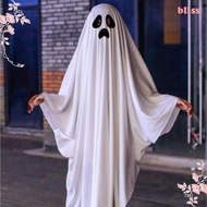 BLISS Ghost Costume Cape, White Scary Halloween Costumes, Funny Terror Horror Child Adult Masquerade