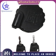1 Piece 331/45908 331/33064  Cap  Tank Side Lock Cover Black with 2 Keys for  Excavator 3CX 3CXE 4CX