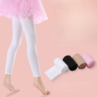 Dance tights for girls, ballet leggings, thin 9-point pants, high-elasticity velvet children's 9-poi