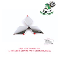 โลโก้ logo ตรา Mitsubishi ของแท้ ติด mitsubishi triton 2006 + KA4 KB4-8 โลโก้ติดฝากระโปรงท้าย ชุปโคร
