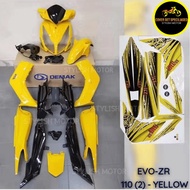 [FREE STICKER] ORIGINAL DEMAK EVO ZR 110 (2) - YELLOW COVER SET