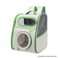 Ready Stock Breathable Pet Backpack Foldable Cat Carrier Travel Bag Beg Kucing For Cat Small Dog Up 