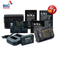 [ซื้อ 1 ฟรี 1] Oska Camera Battery For CANON / FUJI / OM SYSTEM / PANASONIC / SONY- [แบตเตอรี่กล้อง]