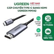 Cáp chuyển Type-C sang HDMI UGREEN MM142 | Hỗ trợ độ phân giải 4K2K@60Hz | Lõi đồng nguyên chất khả 