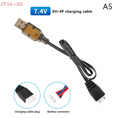 1PCS 7.4V (3.7V X2) Charger SM-2P/3P SM-4P Reverse XH-3P/4P Li-ion Battery Electric RC Toys Car Boat