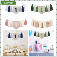[blesiya21] High Button Banner 1st Birthday of Highly Chrer Banner Decoration Party Birthday Decorat