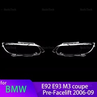 Head Lights Cover For BMW M3 E92 E93 coupe pre-facelift 2006-09 Transparent Housing Front Headlights