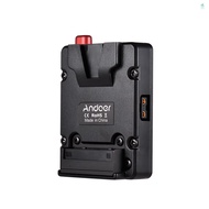 [topksg] Andoer Mini Nano V-lock Mount Battery Power Supply Plate Battery Buckle with U-type Hanger 