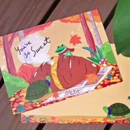 明信片 | 呱呱吃地瓜