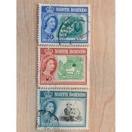NORTH BORNEO QEII 3v stamps