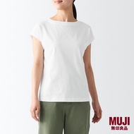 MUJI Ladies Jersey French Sleeve T-shirt