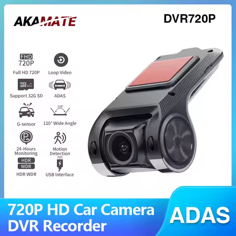 Dash Cam ADAS Car Electronic Dog USB AR Dash Cam Full HD 720P For Android Car Radio Camera Recorder 