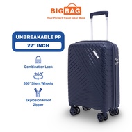 BIG BAG Glider 22" (PP) Polypropylene Luggage 22 Inch Unbreakable Luggage Bag Travel 22 Inch Suitcas