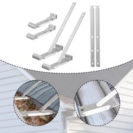 [yiodusi] 5-inch Aluminum Gutter Bracket, Easy Self-assembly, Eaves-free Mounting