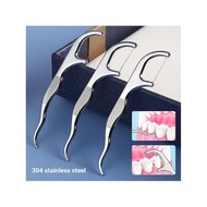 Stainless Steel Dental Floss Portable Portable Oral Care Cleaning Tool Tooth Floss Stick Tooth Floss