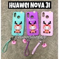 MALAYSIA STOCK 📲 Huawei Nova 3i 3D fashion CARTOON SILICON RUBBER case cover