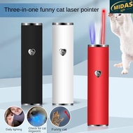 [midas]Laser Pointer Three-in-One Laser Pointer USB Rechargeable Cat Teaser