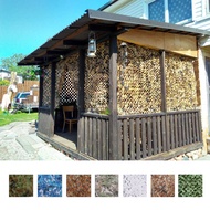 MENFLY Garden Gazebo Shading Camo Net 1.5x7m Single Layer Gazebo Wall Decoration Screen Nets Digital