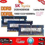 SK Hynix DDR3 DDR3L 2GB 4GB 8GB 1066/1333/1600Mhz SODIMM Laptop Memory  Notebook RAM