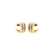 Cartier Vintage Gold Trinity Earrings