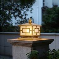 High Quality Copper Gate Post Light F25 - F30CM Waterproof, EUROPEAN style Garden Light
