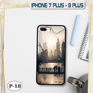 IPhone 7 Plus/ 8 Plus glass case - 3D image